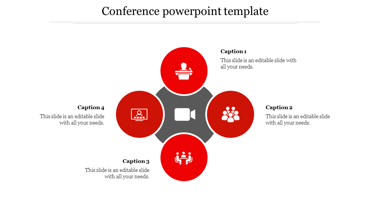 Free - Creative Conference PowerPoint Template Slide Design